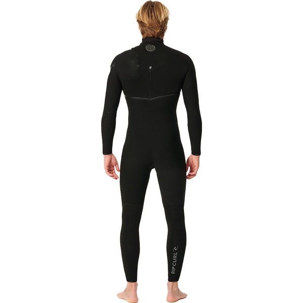 2025 Rip Curl Mens E-Bomb 4/3mm Zip Free Wetsuit 14TMFS - Black